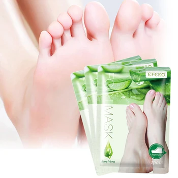 

8Packs Aloe Foot Mask for Legs Peeling Feet Mask Exfoliating Dead Skin Pedicure Socks Anti Crack Heel Exfoliation Mask for Legs