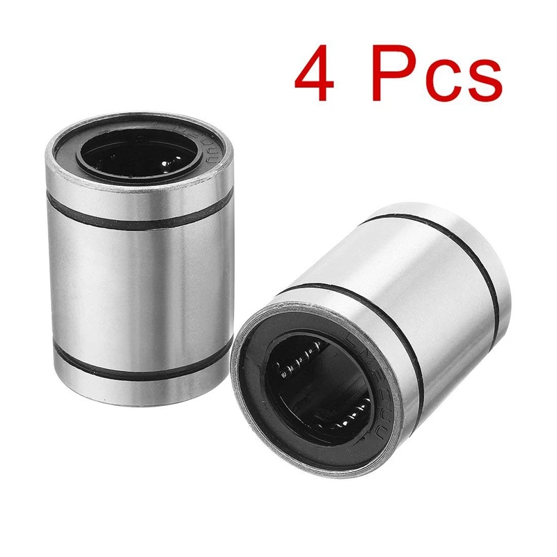 4 pcs LM20UU 20x32x42mm Double Side Rubber Seal Linear Motion Ball Bearing Bushing