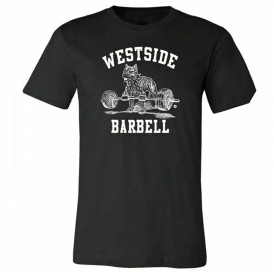 Westside рубашка-штанга тяжелая атлетика упражнение фитнес бодибилдинг Harajuku