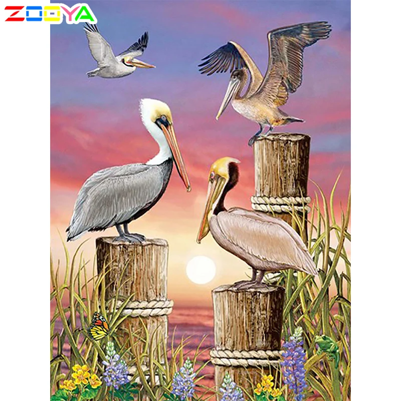 Zooya 5D Diy алмазная живопись полный квадратный пейзаж полная Алмазная Вышивка Полный комплект Алмазная мозаика полный макет подарок Zh004 - Цвет: ZH004-7