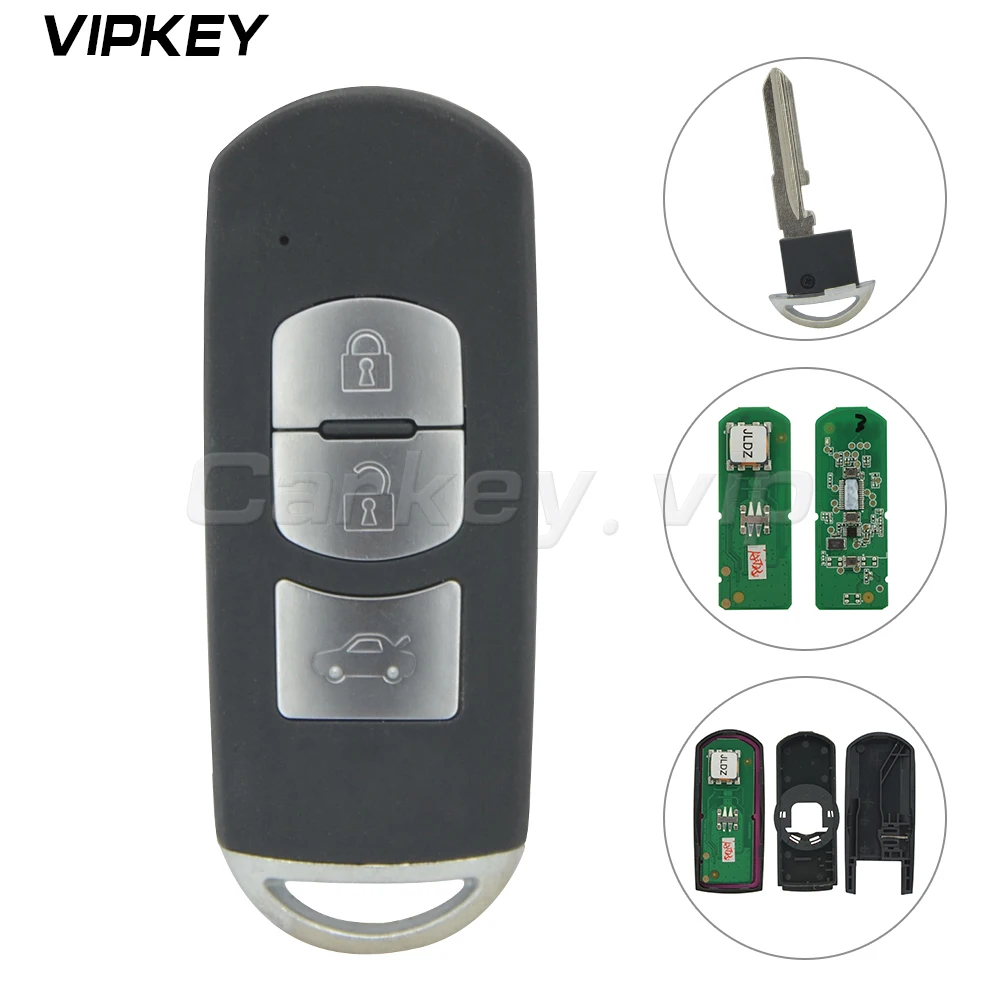 Remotekey новая модель SKE13E 01 3 кнопки 434 МГц для Mazda 6 2014 2015 2016 2017 умный ключ