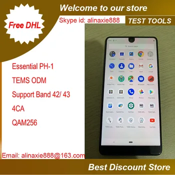 

Free shipping DHL + Essential PH-1 Tems ODM , Support band 42 / 43 , & volte & 4CA & QAM 256 .. Testing