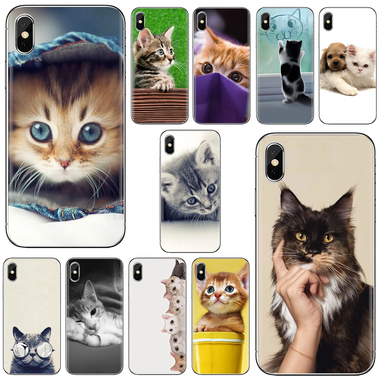 Для iPhone 10 11 12 Pro Mini 4S SE 5C 6 6S 7 8 X XR XS Plus Max 2020 Мягкие обложки обои-абстракция-C-милая