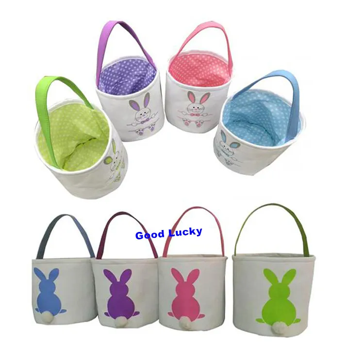 10pcs/lot wholesale monogram easter bucket 9 colors personalize high quality checked basket | Дом и сад