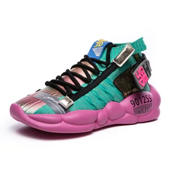 

Fashion Women Chunky Sneakers Platform 5cm Thick Sole Ladies Casual Vulcanize Shoes Dad Basket Female fashion Sneakers Designer