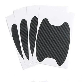 

4Pcs/Set Carbon Fiber Car Door Sticker Scratches Resistant Cover FOR Porsche Cayenne Macan Macan S Panamera Cayman Carrera
