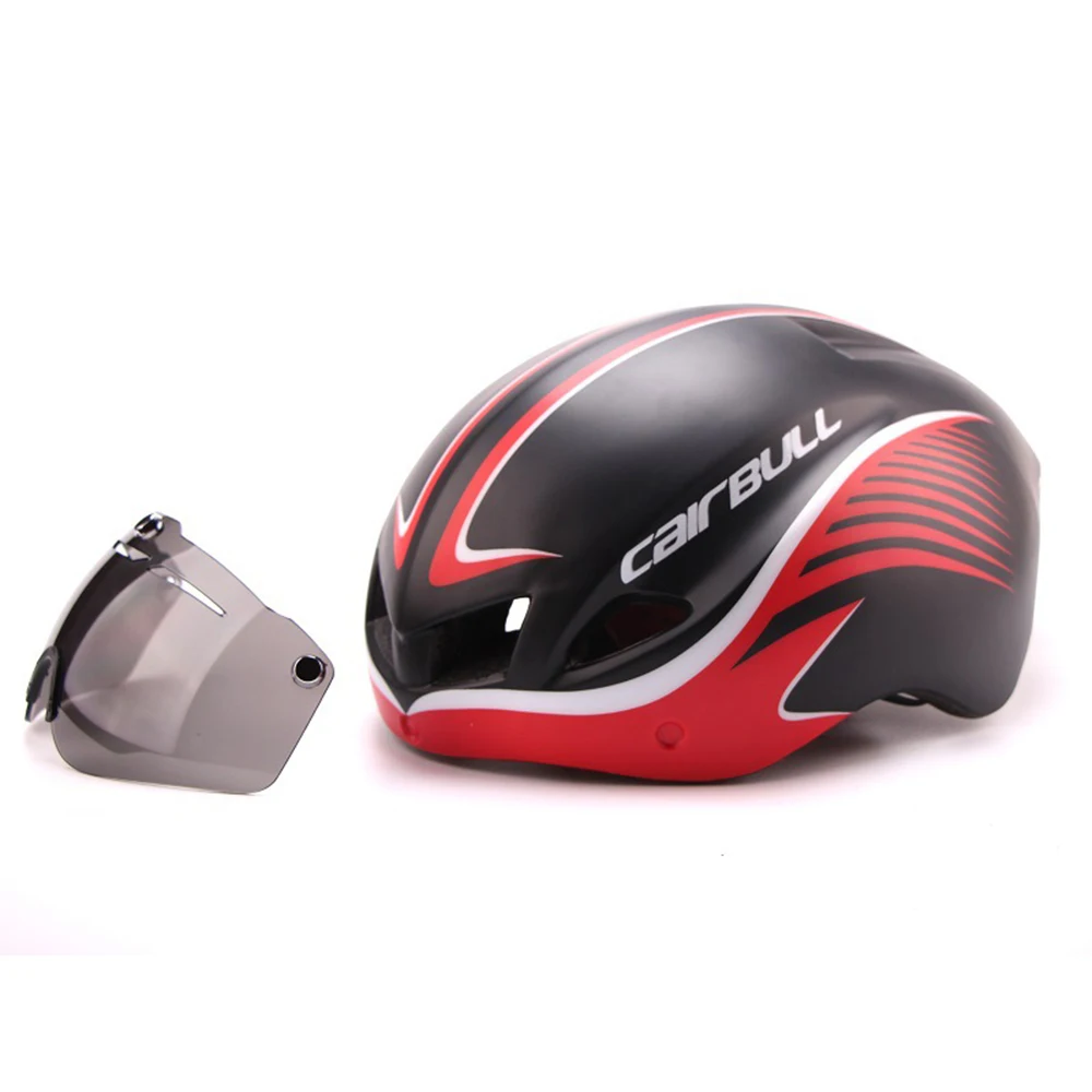 Cairbull Aero 290g TT Goggles Bike Helmet Road Bicycle Sport Safety Helmet Riding Mens Racing In-Mold Time-Trial Cycling Helmets
