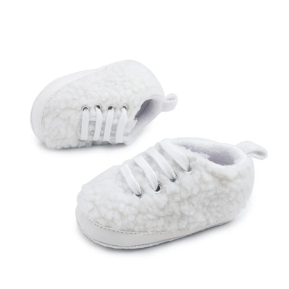 Winter Baby Shoes Newborn Infant Boys Girls Toddler Shoes Soft First Walkers Warm Fleece Moccasins