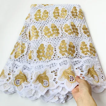 

nigerian lace fabric 2020 high quality lace with stones swiss voile lace in switzerland 100% cotton African Fabric for wedding