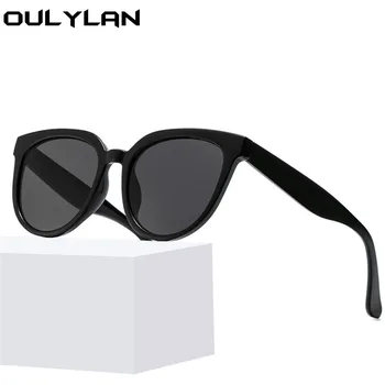 

Oulylan Luxury Milk tea Sunglasses Women Fashion Vintage Cat Eye Sun Glasses Men 2020 New Eyewear Ladies outdoor Goggles UV400