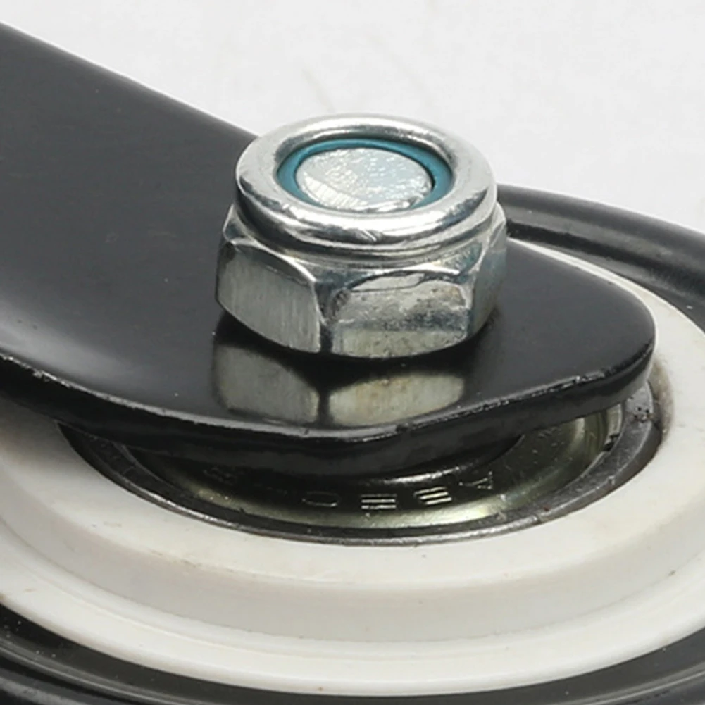 2 шт универсальные колеса поворотные ролики поворотные бесшумные резьбовые Стволовые тележки PU мебель черный 360 градусов промышленная Замена