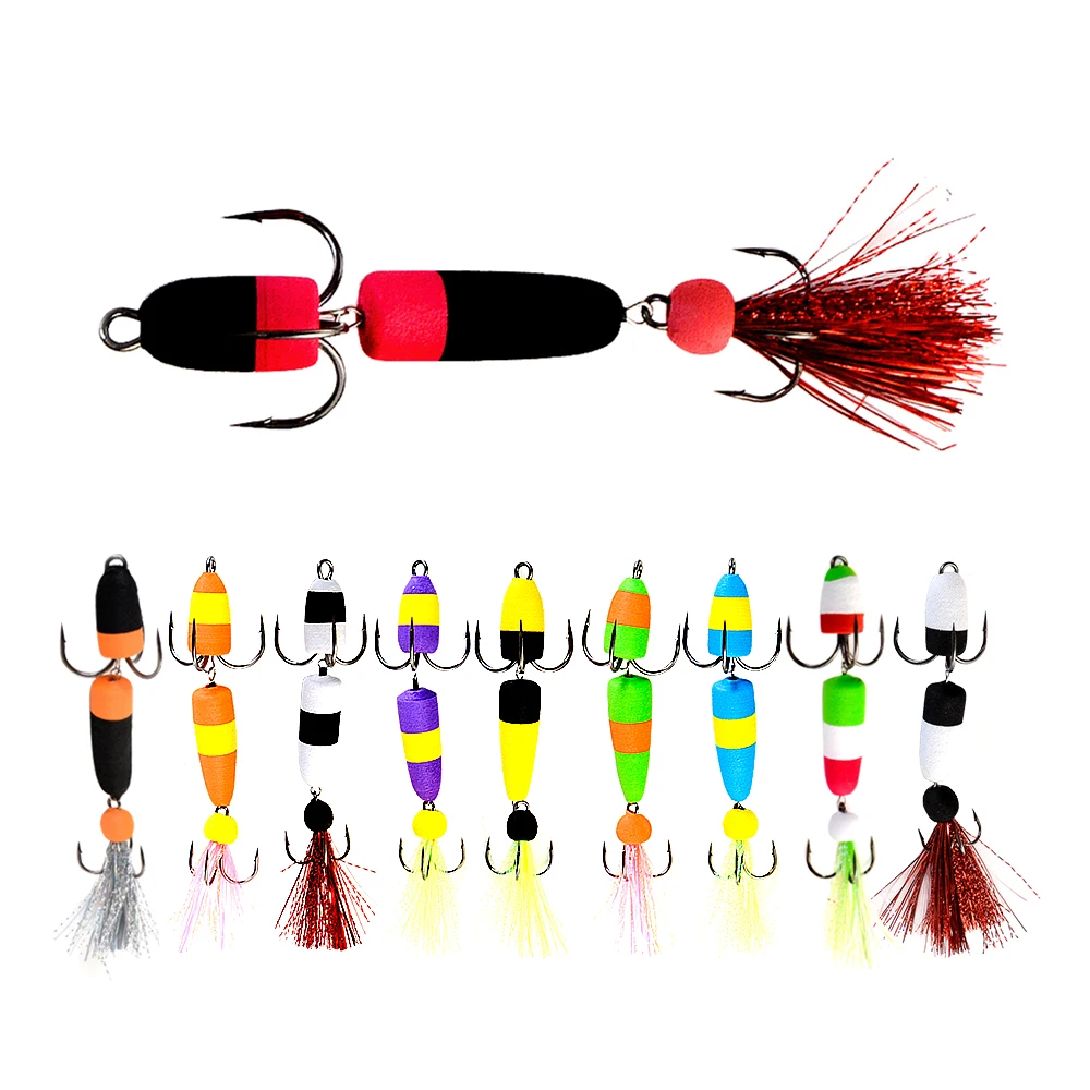 Foam Bait Wobbler Fishing-Lure Soft Lures Insect Bass Mandula Artificial-Baits-Pesca