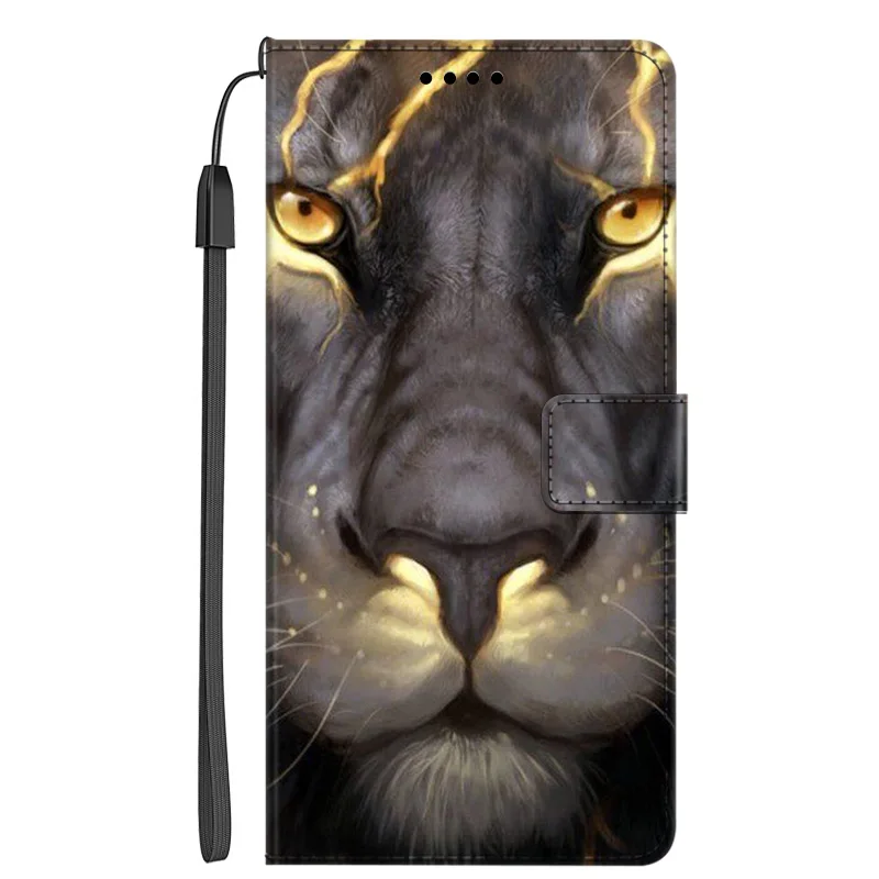 Luxurious Leather Wallet Flip Case with Card Slots and Butterfly Design – Premium Book Cover
