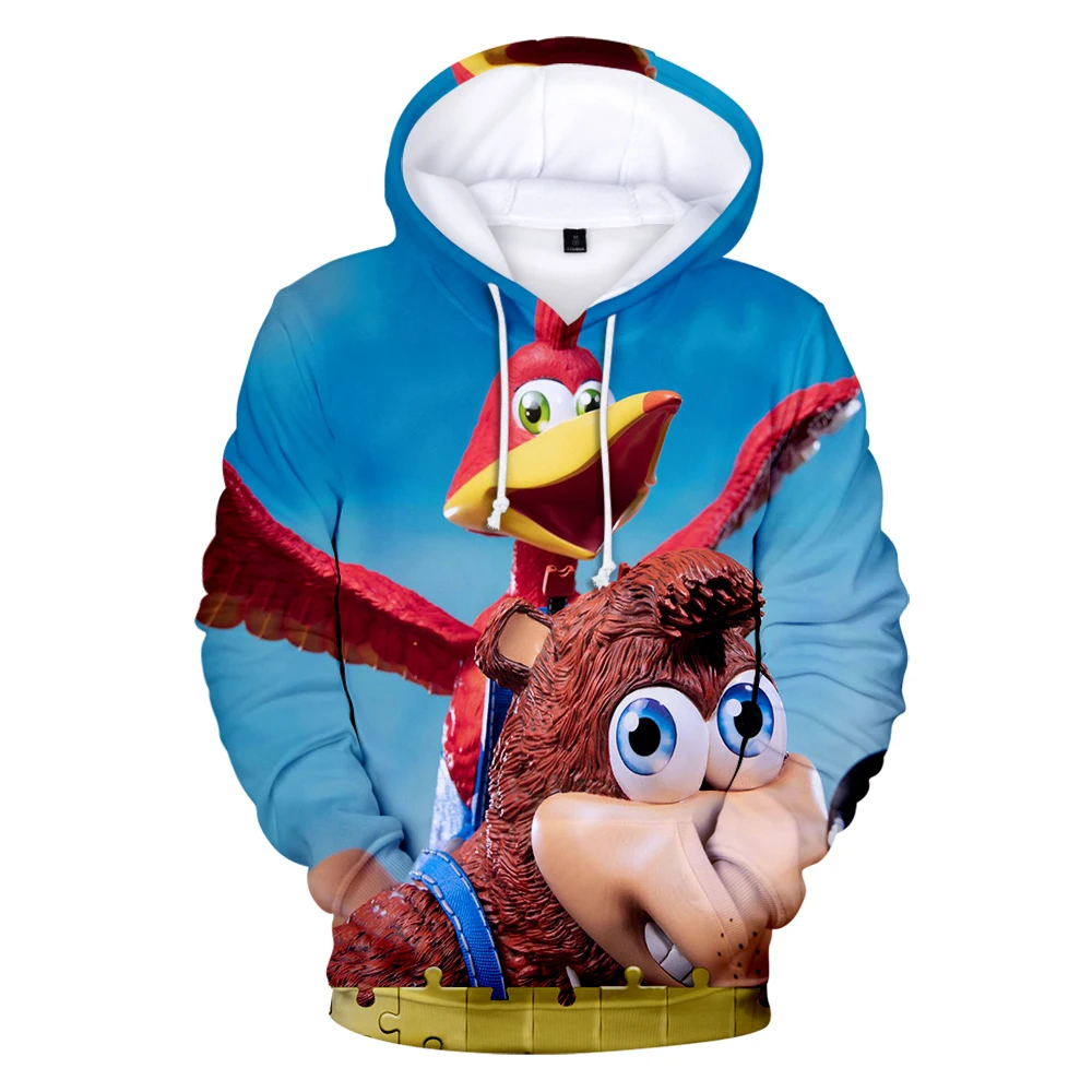 Aikooki Горячая банджо Kazooie толстовки для мужчин s толстовка с капюшоном для мужчин/женщин аниме банджо Kazooie Толстовка зимний загрязняющий спортивный костюм
