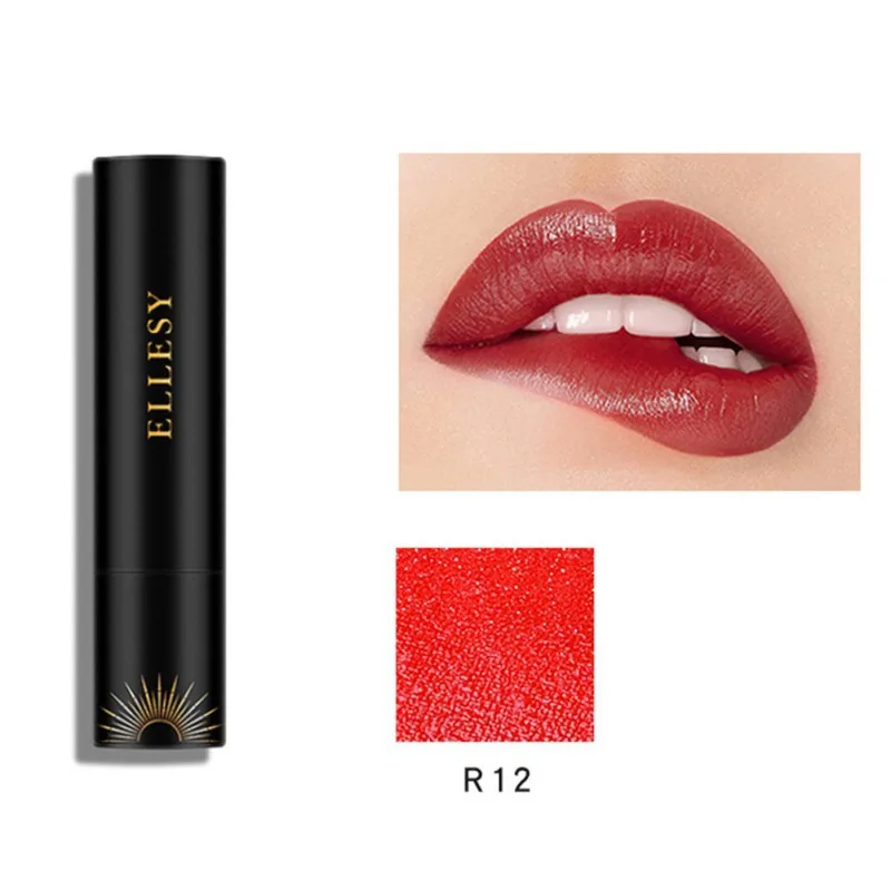 Non-stick Cup Silky Moisturizing Matte Sexy Red Lipstick Long-lasting Waterproof Velvet Lip stick Lip Maquiagem Be Confident