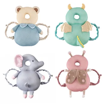 

Cute Lovely Animal Style Toddlers Head Back Protector Pad Cushion for 5-15 Months Babies Infants Learning Walking Crawling