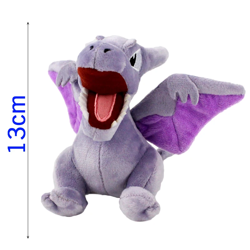 13-21 см аниме Стиль Кукла Gyarados погремушка Scolipede Machop Gastly Kangaskhan Lucario чучела Peluche плюшевые игрушки - Цвет: B-Aerodactyl-13cm