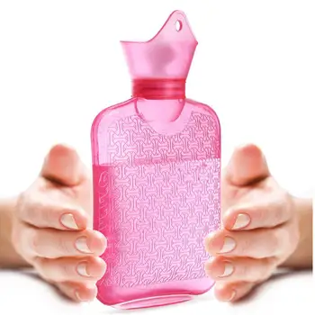 

2019 New Large One Side Fleece Cloth Cover for 750ML Hot Water Bottles Explosion-proof Rubber Hot Water Bottle Removable