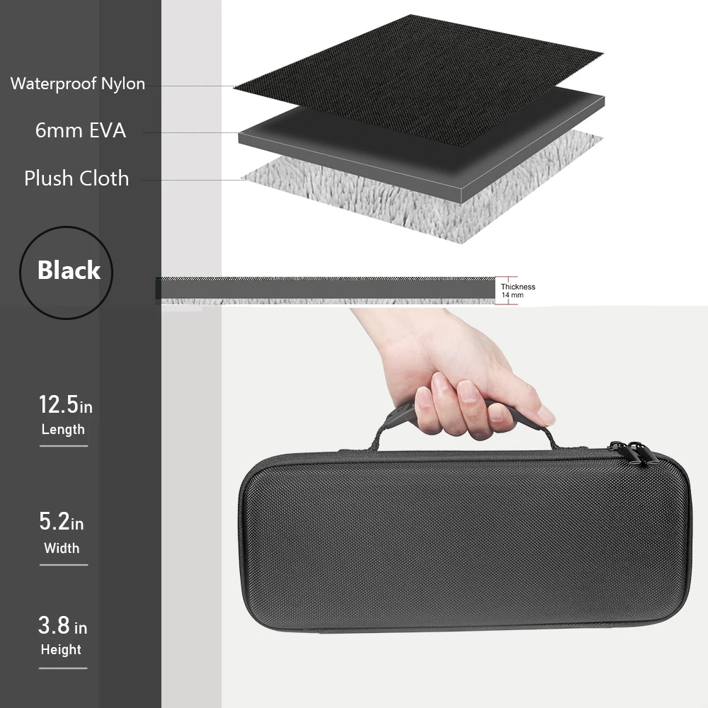 New EVA Hard Case for Sony SRS XB23 Extra Bass Bluetooth Headphones Travel Protective Carrying Storage Bag