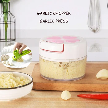 

Manual Garlic Grinder Garlic Press Food Chopper Mixer Meat Fruit Vegetable Nut Cutter Kitchen Tool Мясорубка