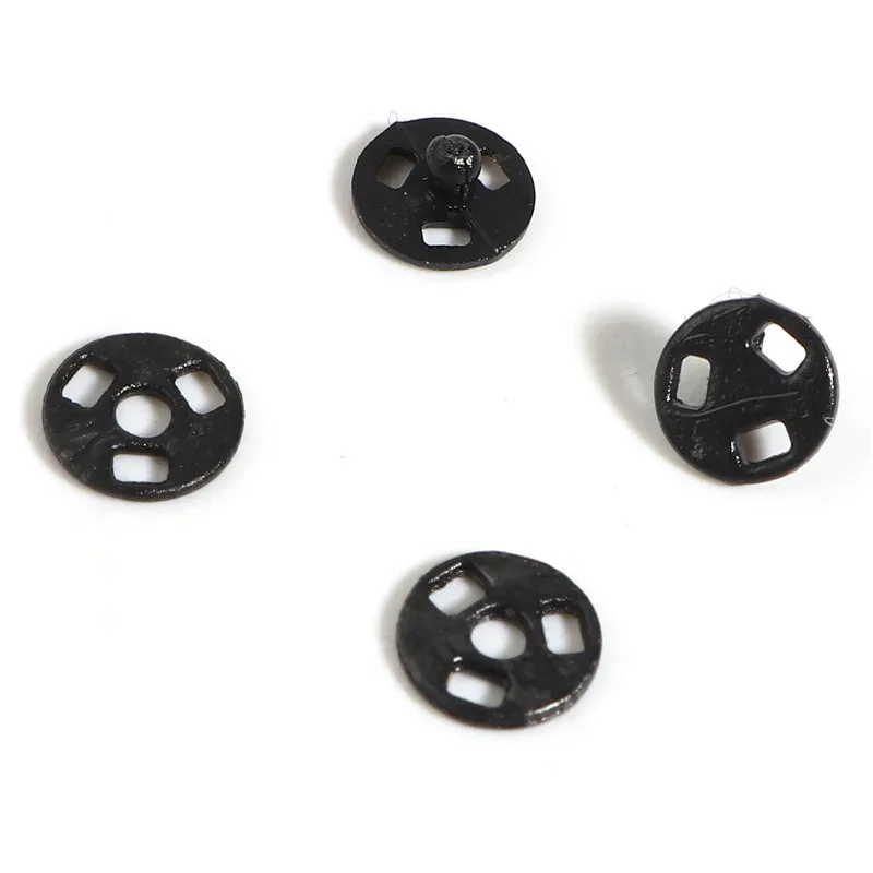 100 Bottoncini Rotondi Per Cucito E Artigianato - Resina, 6 Mm, 2 Fori - Per Vestiti Di Bambole, Scrapbooking E Piccole Creazioni (Bianco)