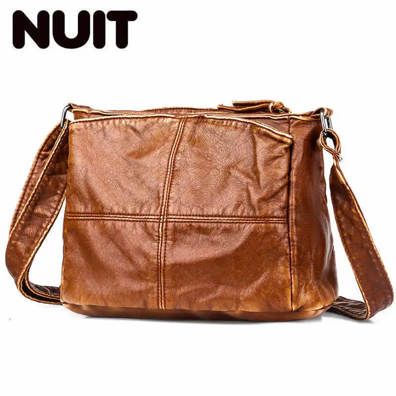 

2020 Crossbody Bags For Women Leather Messenger Bags Plaid Sac A Mian Female Soft Leather Shoulder Bag Solid Women Handbags New