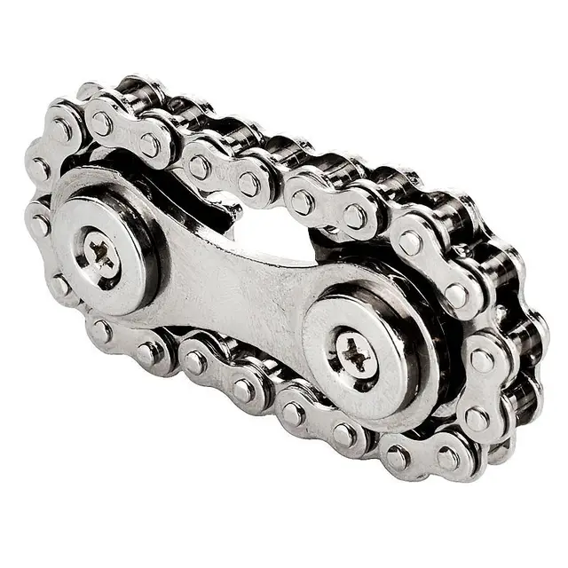 Sprockets Flywheel Fingertip Gyro Chains Metal Toys Anti Stress Figets Spinner Popite Antistress Spiner Simpl Dimmer Bicycle DIY 6