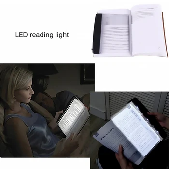 

LED Book Light Reading Night Light Eyes Protective Lamps Flat Plate Portable Led Desk Lamp For Home Indoor Kids Desk Lamp New!