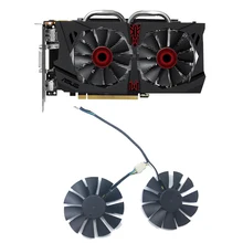 T128010SH 12V 0.25A 75 мм 4PIN вентилятор VGA для ASUS STRIX GTX960 GTX950-2GD5-GAMING GTX750TI R9 370 Графика карты вентилятор охлаждения