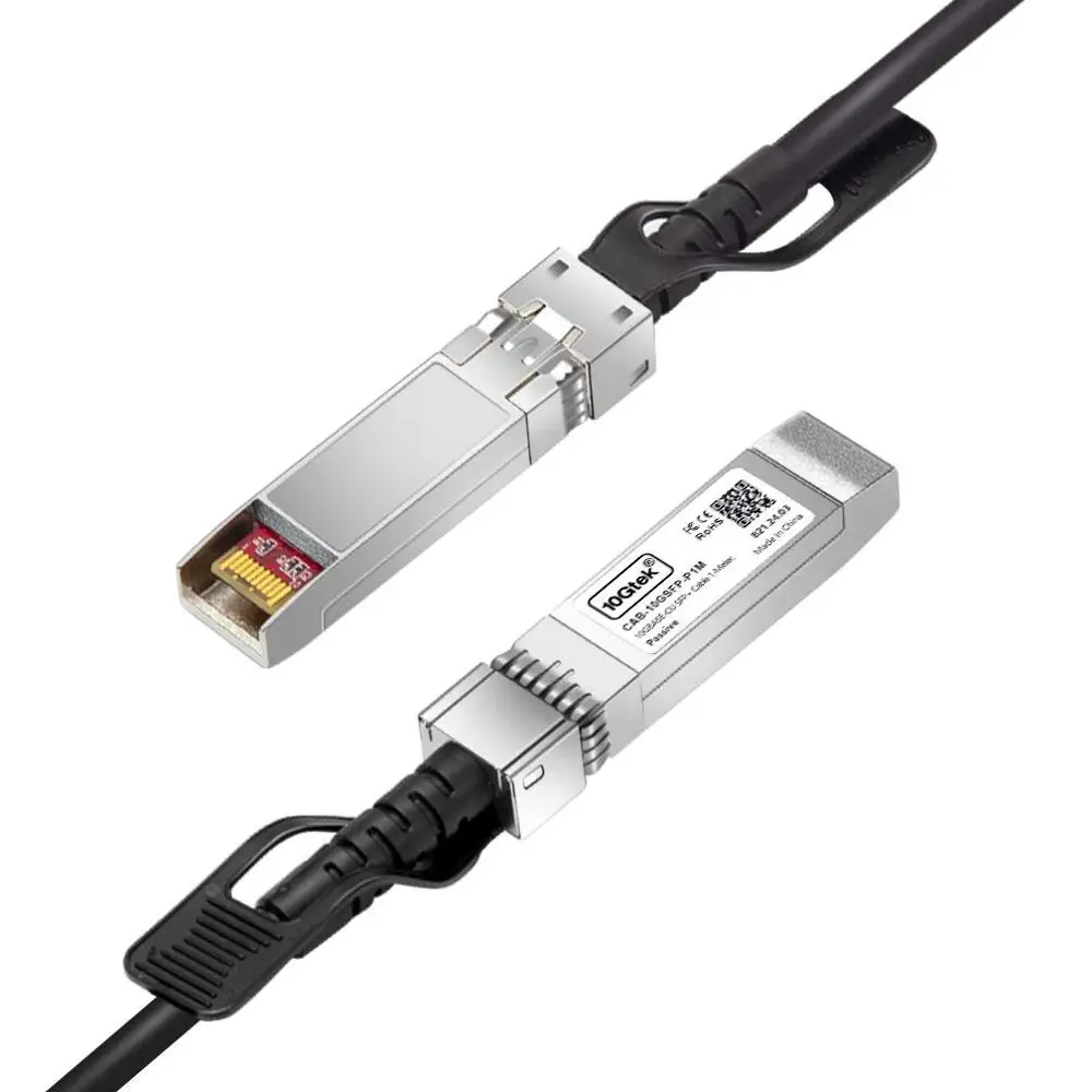 10gtek для можжевельника QFX-SFP-DAC-1M/EX-SFP-10GE-DAC-1M 10 ГБ/сек. 10GBASE-CU Twinax для программирования в производственных условиях+ прямого подключения Медь кабеля длиной 1 метр