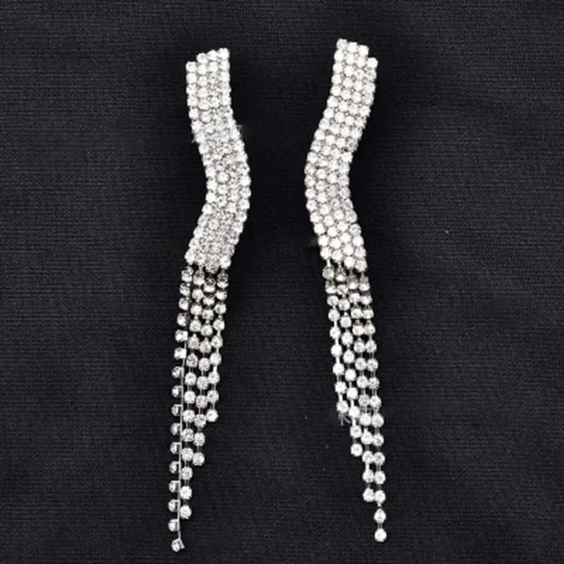 Rhinestone Trim Crystal Chain Decoration Applique Trim Wedding Trimming
