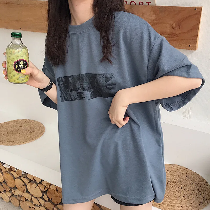 Женские топы с коротким рукавом и рисунком из мультфильма женские модные Harajuku