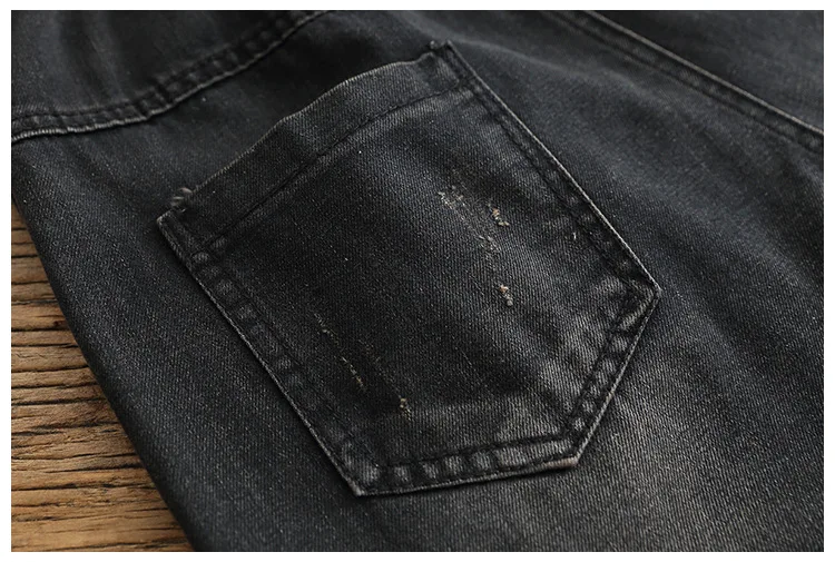 OMIKRON Original Design Fashion Autumn Women Embroidery Harem Pants High Waist Casual Loose Denim Cotton Jeans Vintage Trousers