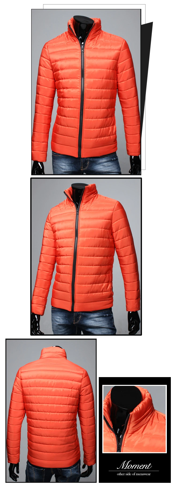 AliExpress, Новое Стильное хлопковое пальто, мужское пальто с хлопковой подкладкой, пуховик со стоячим воротником, одежда с хлопковой подкладкой, темно-синий, 10 тысяч