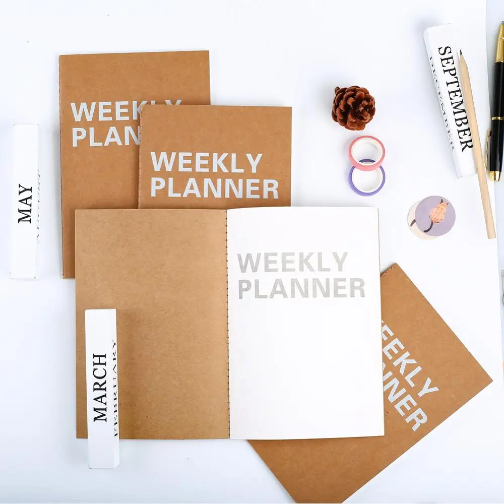 Korean Cute Notebook Office Accessory Weekly Planner Daily Monthly Stationery Agenda Notepad Check to do List Checklist A5 A6 B5 Korean Cute Notebook Office Accessory Weekly Planner Daily Monthly Stationery Agenda Notepad Check to do List Checklist A5 A6 B5