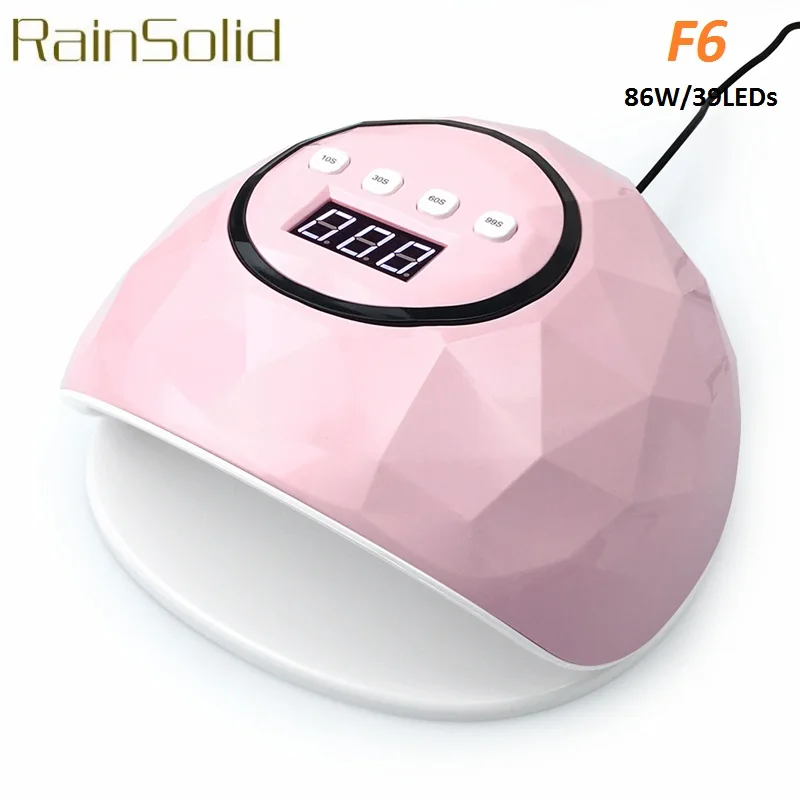 

RainSolid 86W Nails Dryer For Nail Led Lamp For Nail UV Led Lamp Diamond Shape 39 LEDs Fast Drying Gel Polish ice Manicure Lampe
