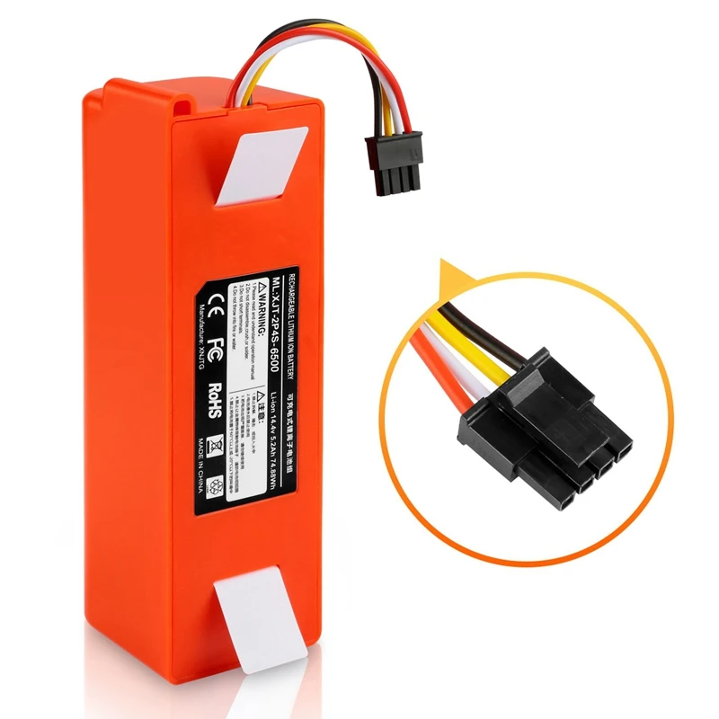 Replacement 6500MAh Lithium Battery 14.4V for Millet Stone Sweeping Robot Generation1/2