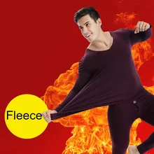 Мужское бархатное термобелье с подогревом, комплект Бесшовного нижнего белья с v-образным вырезом и длинными рукавами, рубашка и штаны, зимние кальсоны, черный и серый цвета