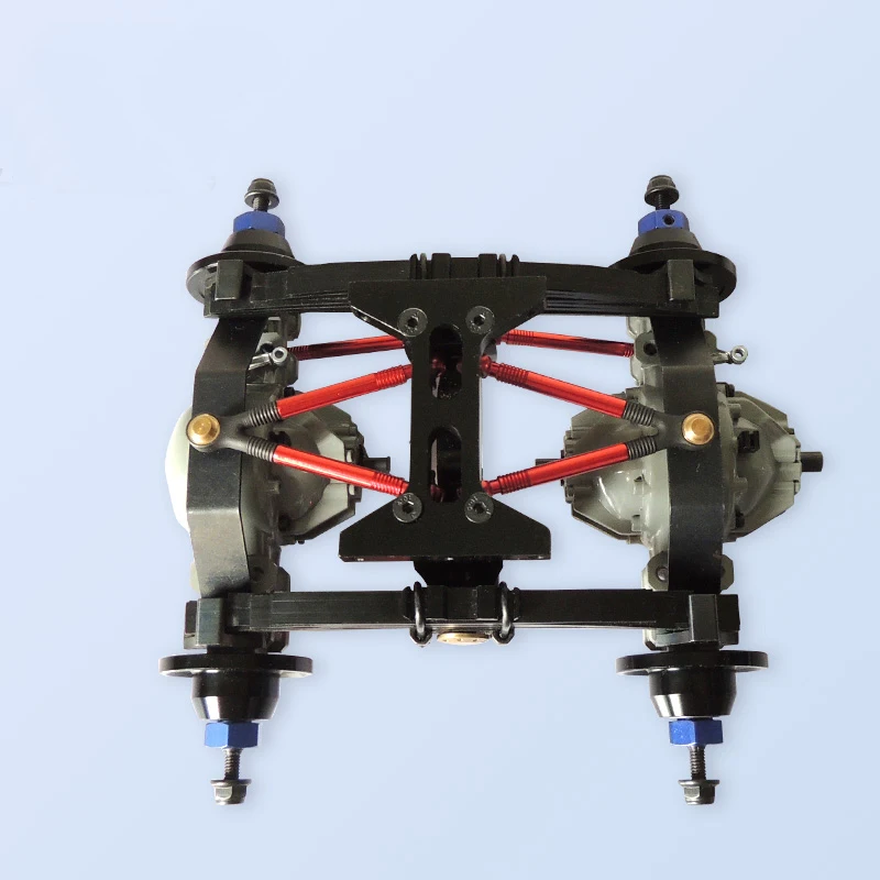 1 комплект 1/14 Tamiya трактор задняя подвеска комплект Нижняя рамка Висячие комплекты W Тяговая тяга для 1:14 прицеп грузовик Радиоуправляемая машина запчасти