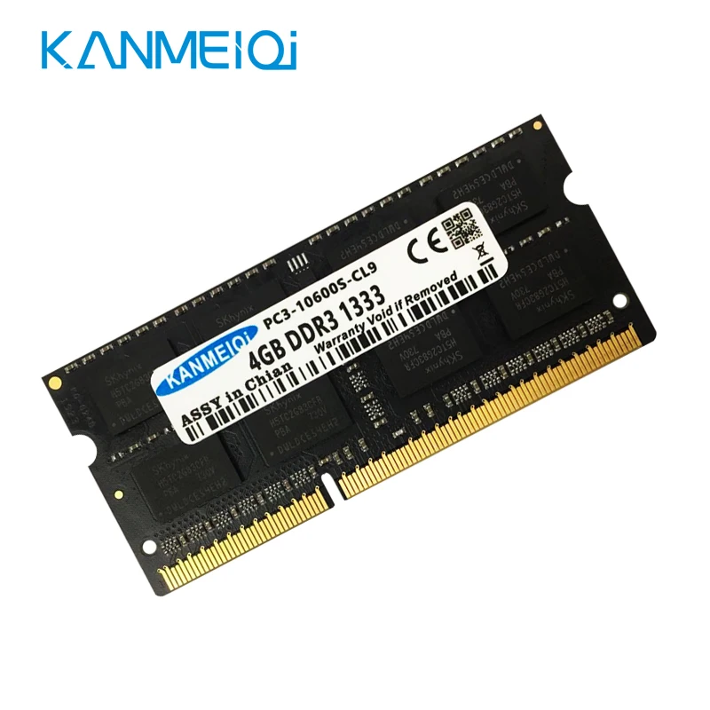 KANMEIQi DDR3 ноутбук с оперативной памятью 4 ГБ 1333 МГц 1600/1866 МГц sodimm Тетрадь оперативная память Hynix чип сек чип SK чип
