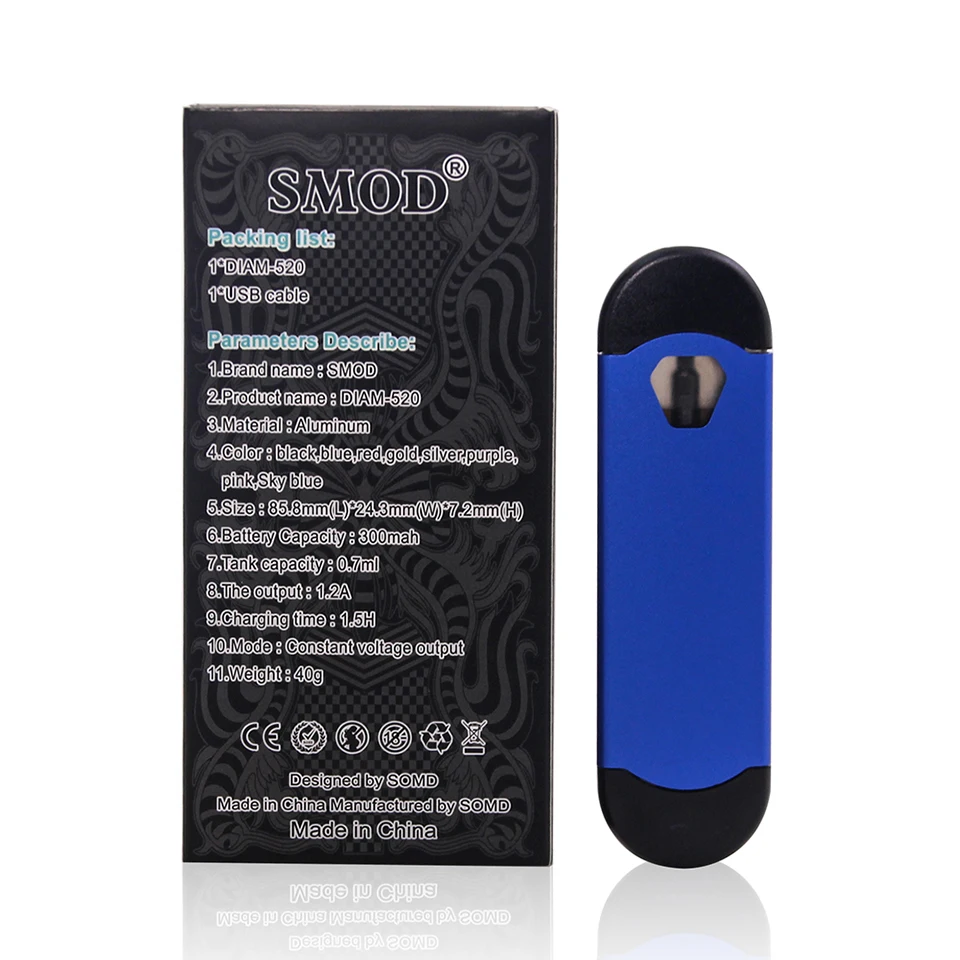 Newset Portable kangvape DIAM520 vape kit 300mAh 0.7ml capacity one body keyless design Electronic Cigarette VS minifit kit (2)