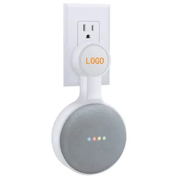 

New Outlet Wall Mount Holder Cord Bracket For Google Home Mini Voice Assistant Plug In Kitchen Bedroom Portable Audio Stand