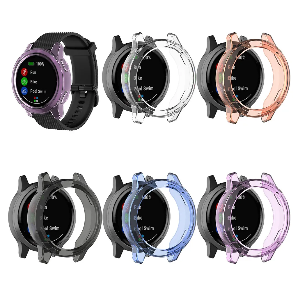 Ультратонкий защитный чехол из ТПУ для Garmin vivoactive 4 аксессуары умных часов