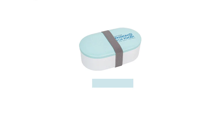 P-Blue Герметичный Ланч-бокс для микроволновки путешествия Туризм офис высокой емкости контейнер для еды портативный держать свежий двухслойный контейнер для обеда ребенку - Цвет: P-Blue