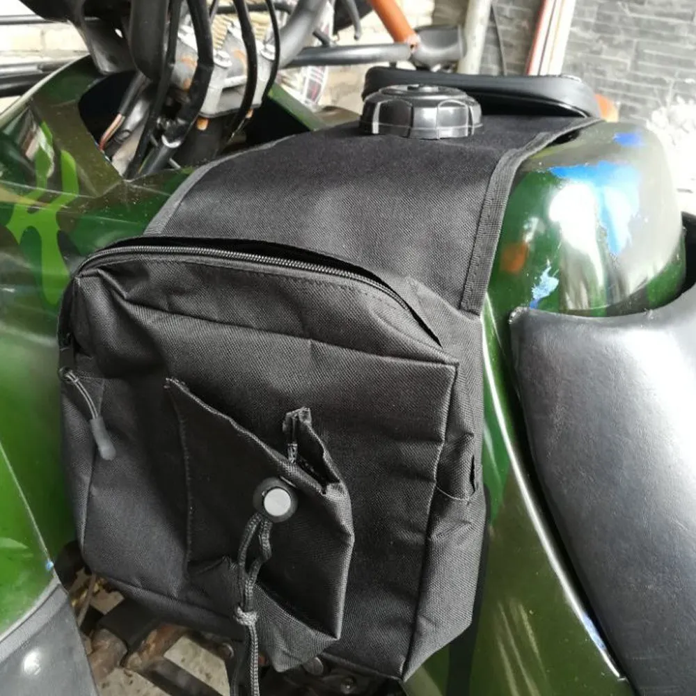 Universal Outdoor Fuel Tank Saddlebags Motorbike Side Saddle Tool Bags