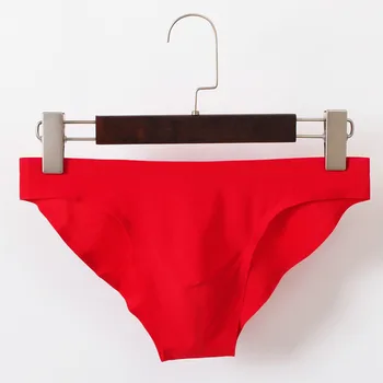 

Men's Underwear Pure Color One Piece Ice Silk Seamles Fashionable Sexy Underwear fashion Leisure Comfortable charming personal