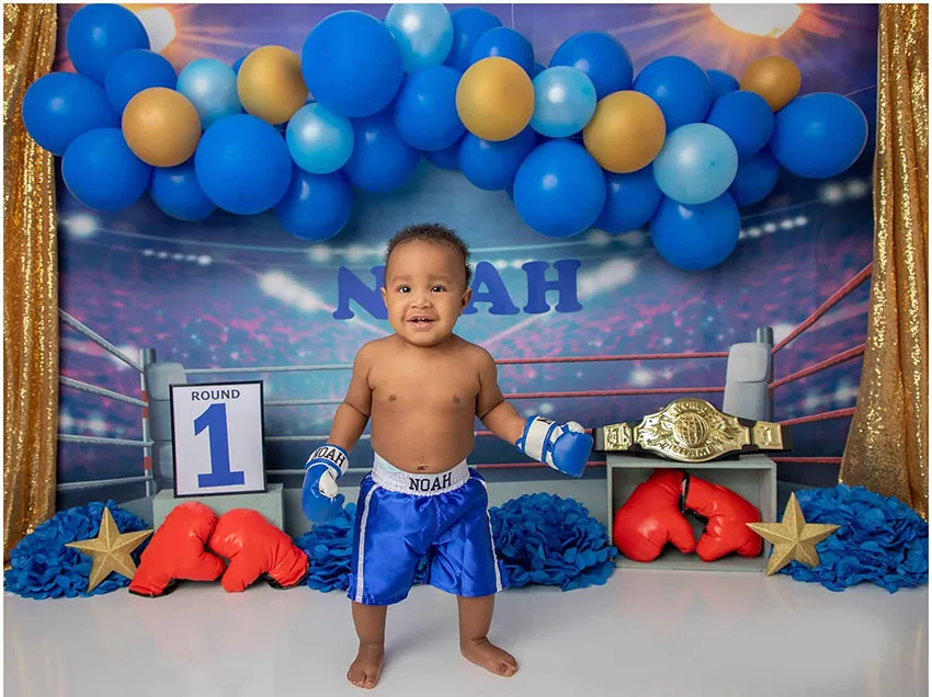 Фон для фотосъемки Mehofond цирк морское дно торт разбивной шар детский душ день