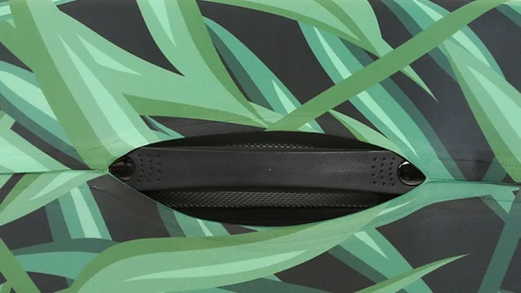 Green Plants пылезащитный чехол для багажа женский мужской Эластичный Чемодан дорожный кейс на колесиках Защитный пакет на застежке аксессуары для путешествий