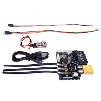 

FLIPSKYFSESC6.6 Aluminum Alloy Heat Sink Integrated Fire Flower Switch VESC6