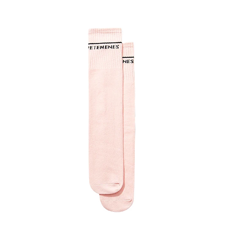Pink Новинка года, Детские хлопковые носки для мальчиков и девочек, теплые гольфы для малышей, длинные модные детские гольфы kawaii, вечерние принадлежности для болельщиков - Цвет: Pink